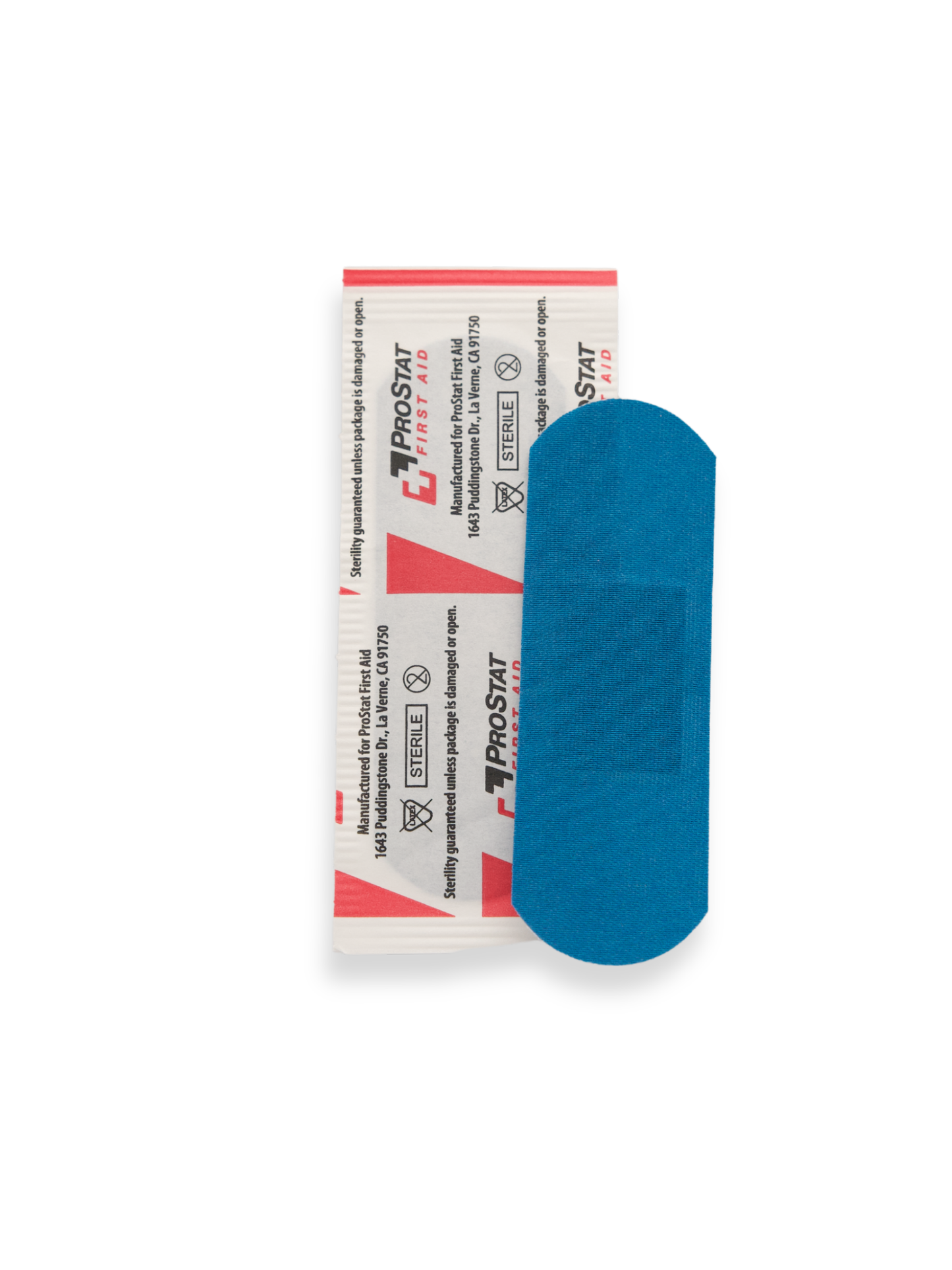 Blue Metallic Strip Bandage, 1 x 3" 100 ct"