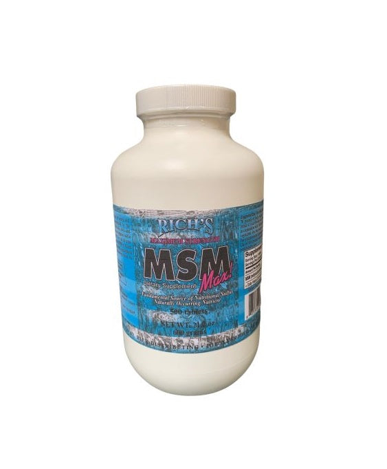 MSM Max 1200 mg, 250ct-500 ct