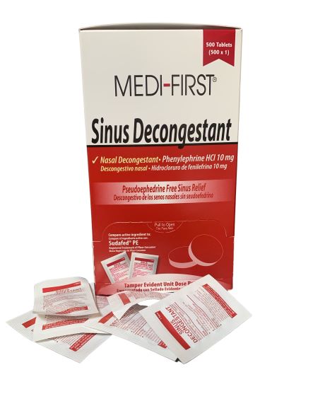 Sinus Decongestant 100ct -250ct