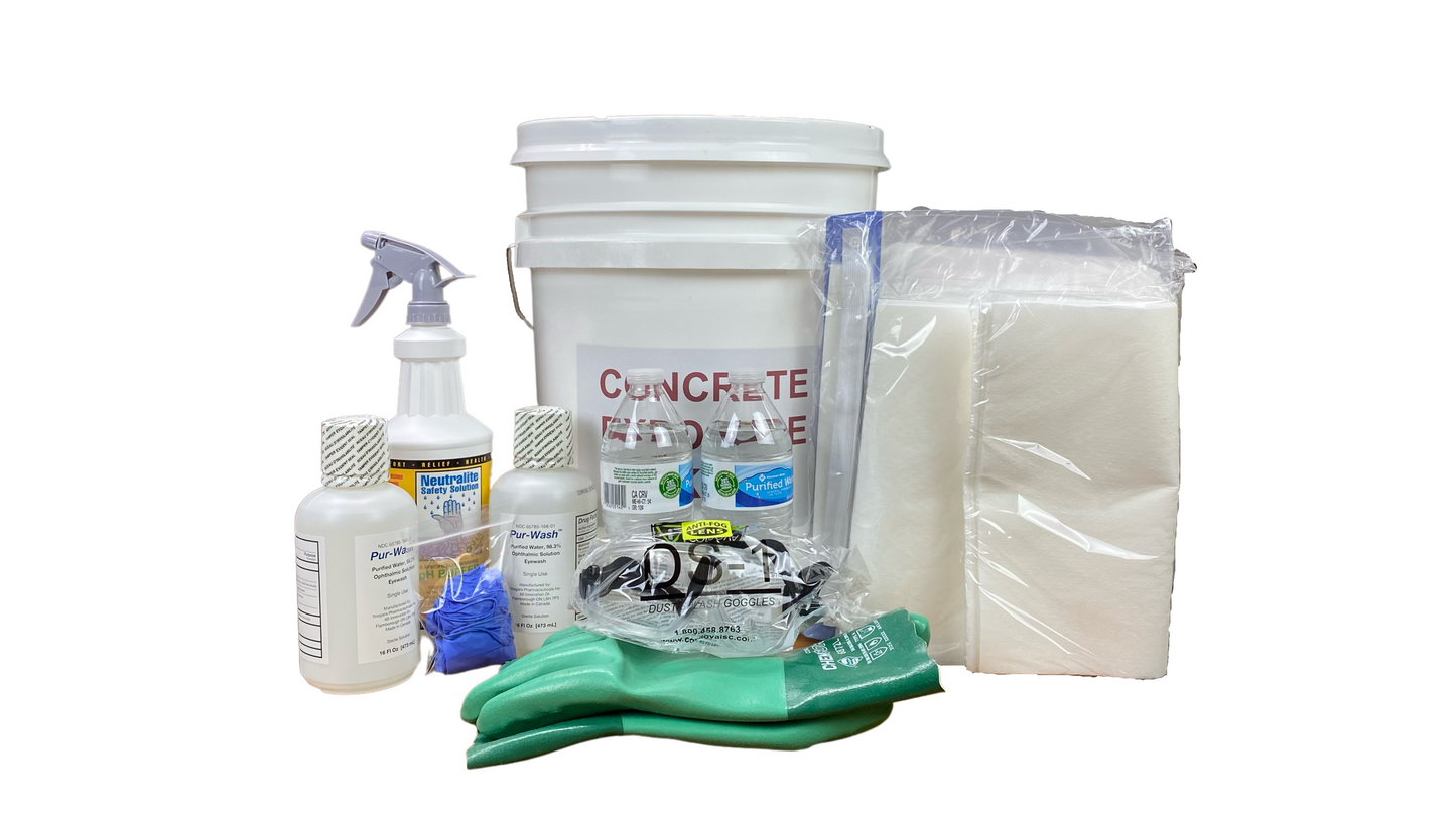 Concrete Exposure Bucket Kit