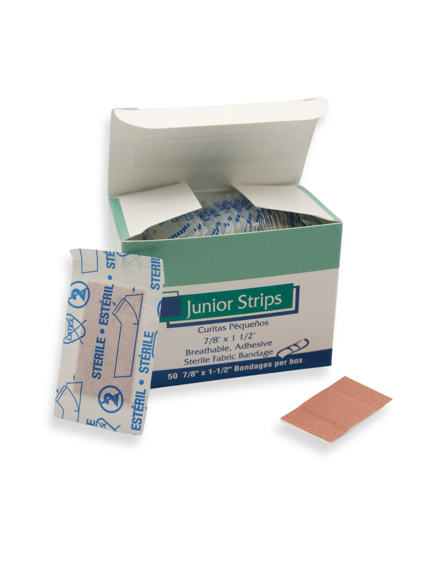 Fabric Junior Strip Bandage 50 ct