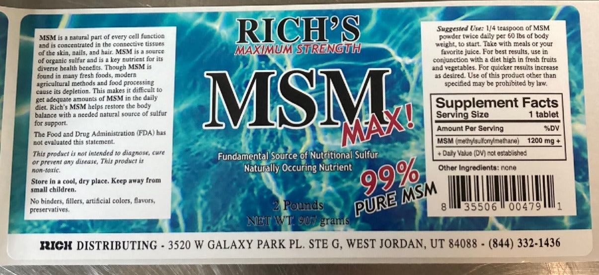 MSM Max Powder