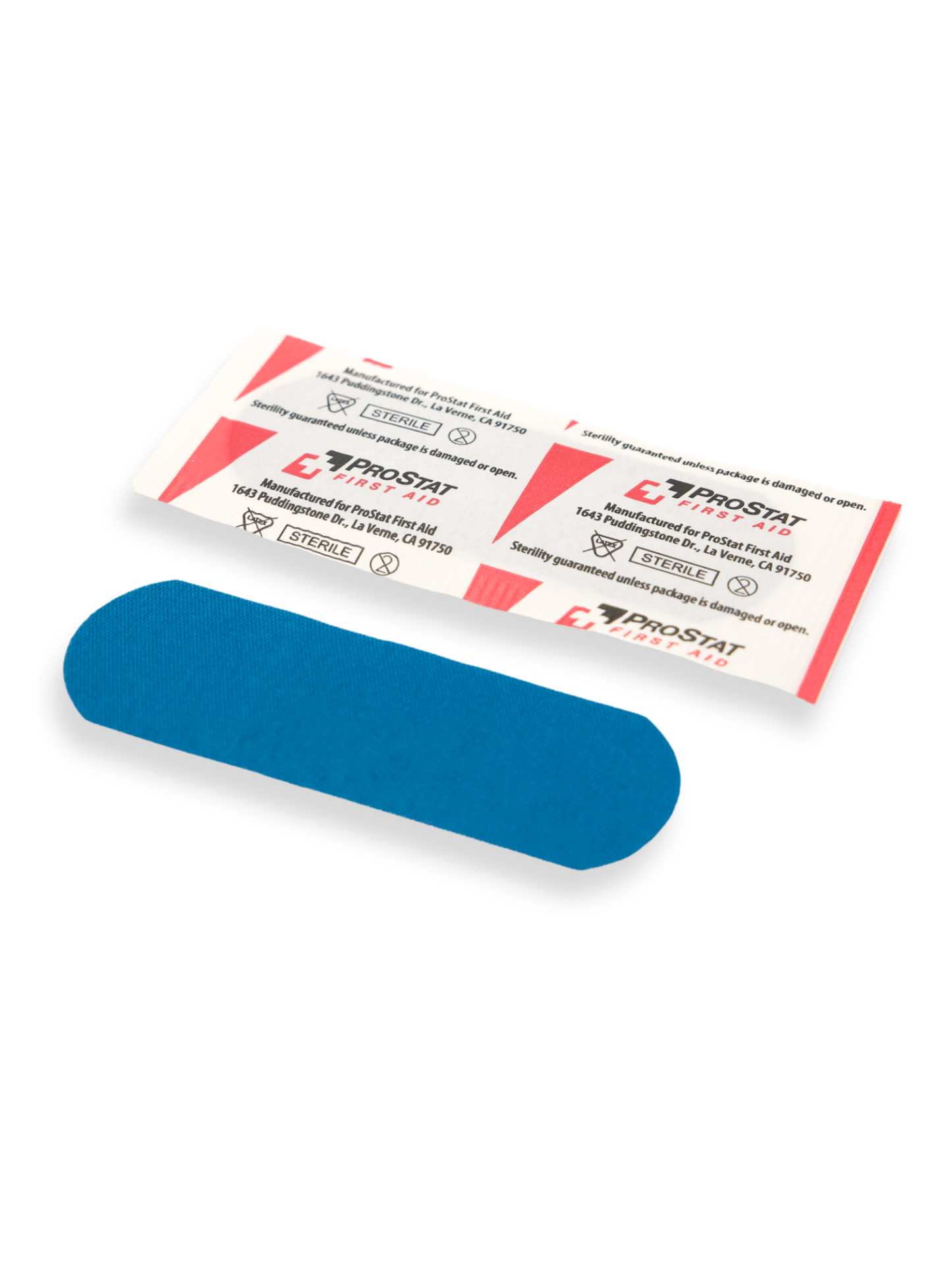 Blue Metallic Strip Bandage, 1 x 3" 100 ct"