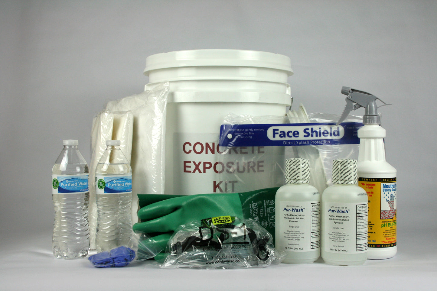 Concrete Exposure Bucket Kit