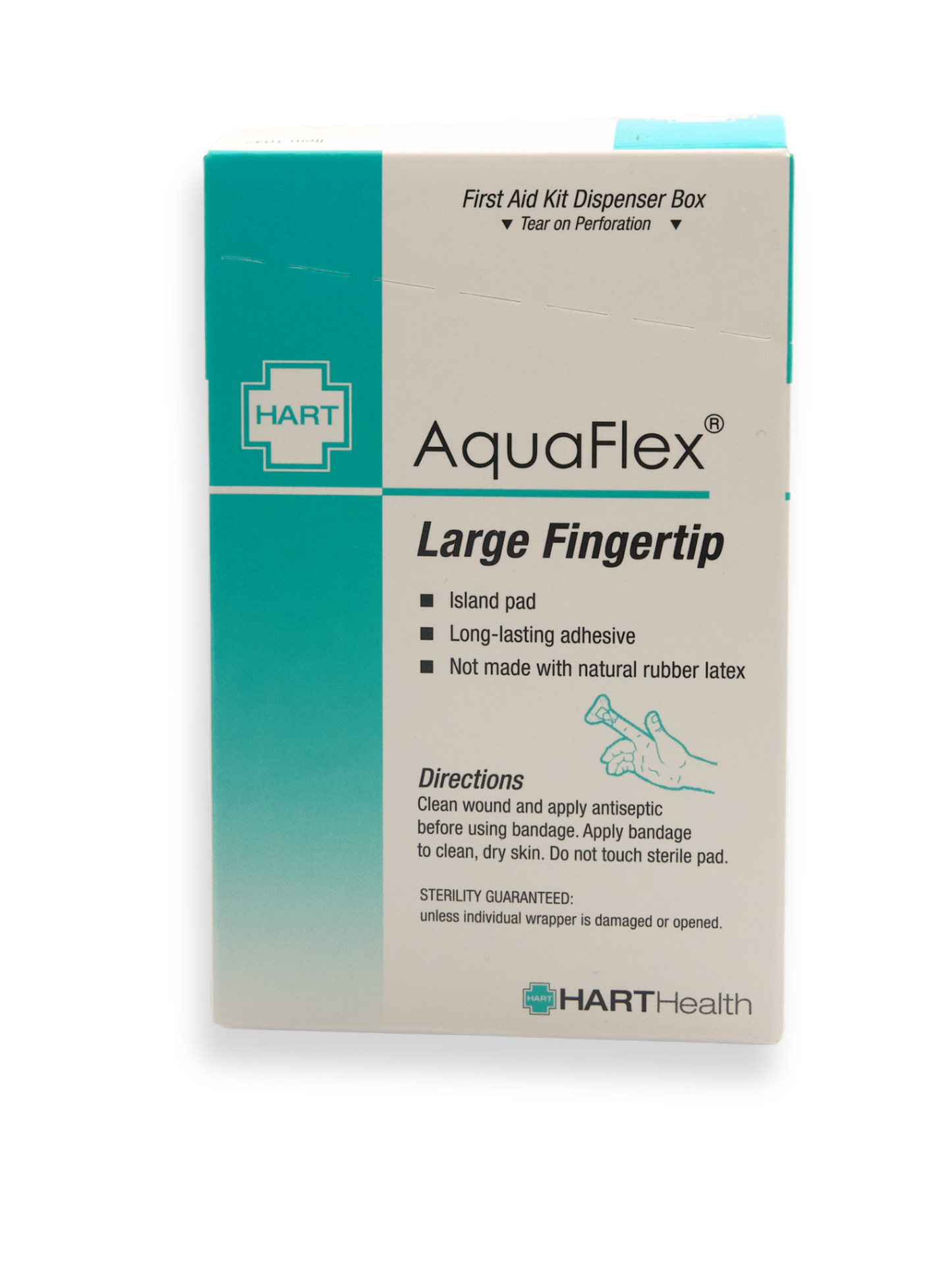 AQUAFLEX Waterproof LG Fingertip Bandage, 25/box