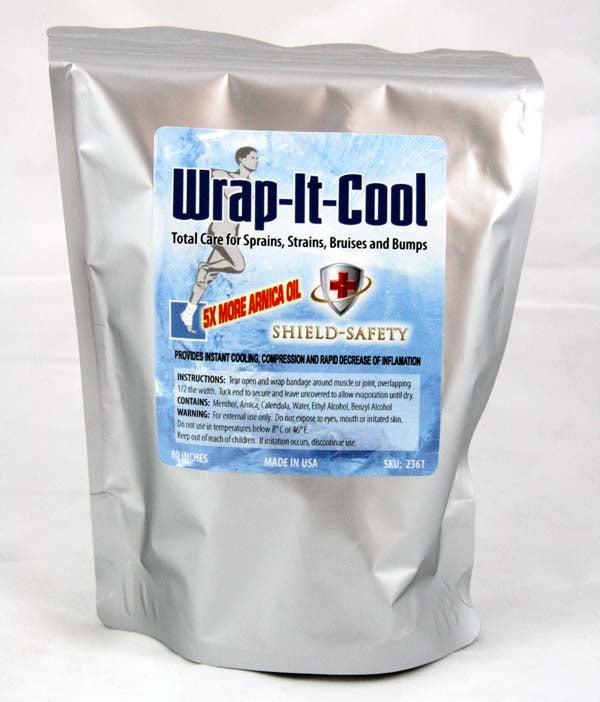 Wrap-It-Cool Sprain and Strain Relief and Healing Compression Bandage