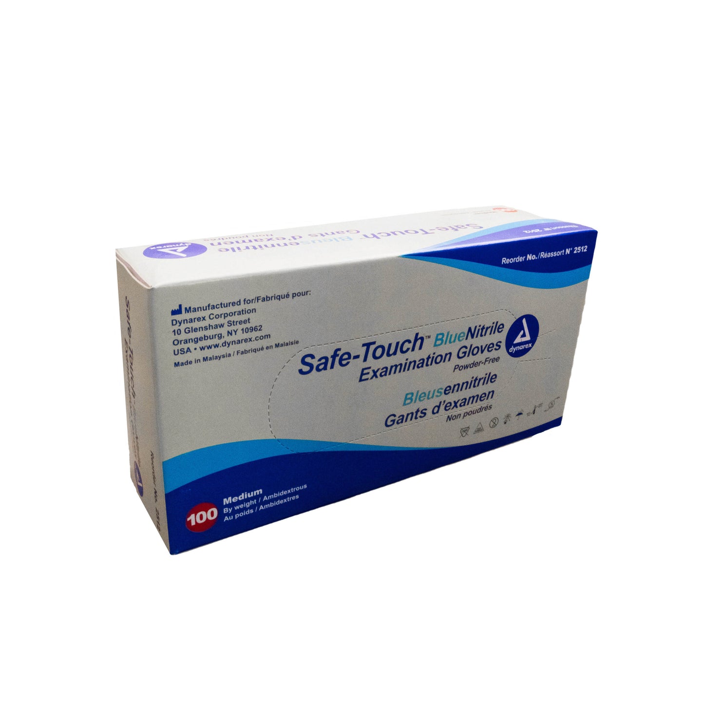 Blue Powder-Free Nitrile Gloves 100/bx