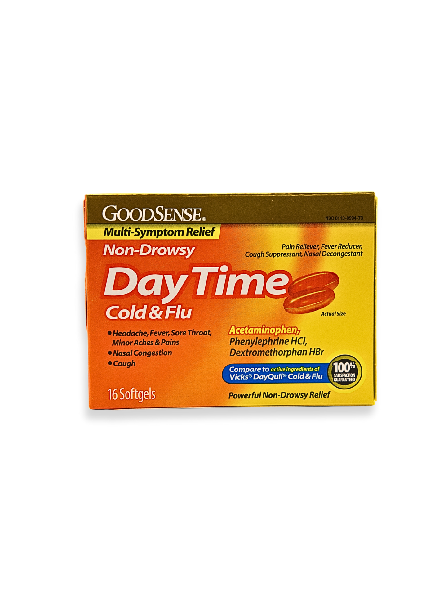 Daytime Cold & Flu Softjel 16/pk