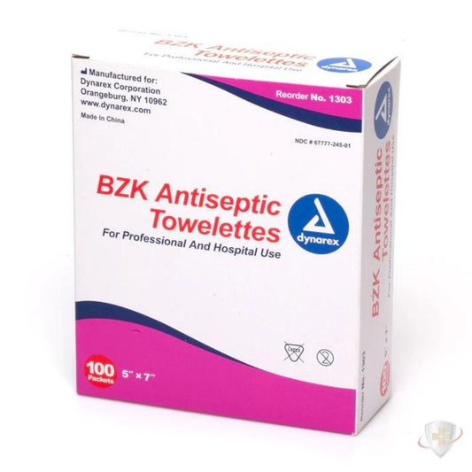 Dynarex BZK Antiseptic Towelettes from Shield-Safety