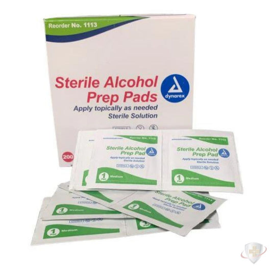 Dynarex Sterile Alcohol Prep Pads from Shield-Safety
