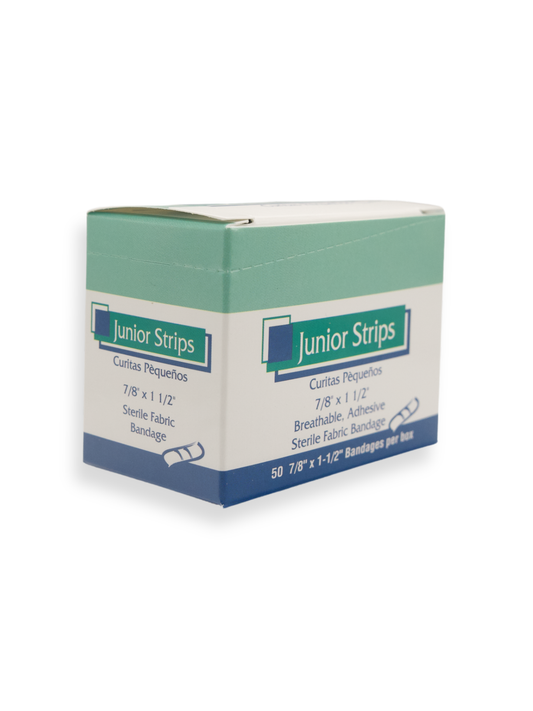 Fabric Junior Strip Bandage 50 ct