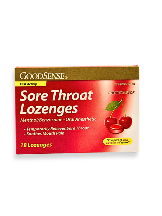 Cherry Throat Lozenge - 18 ct