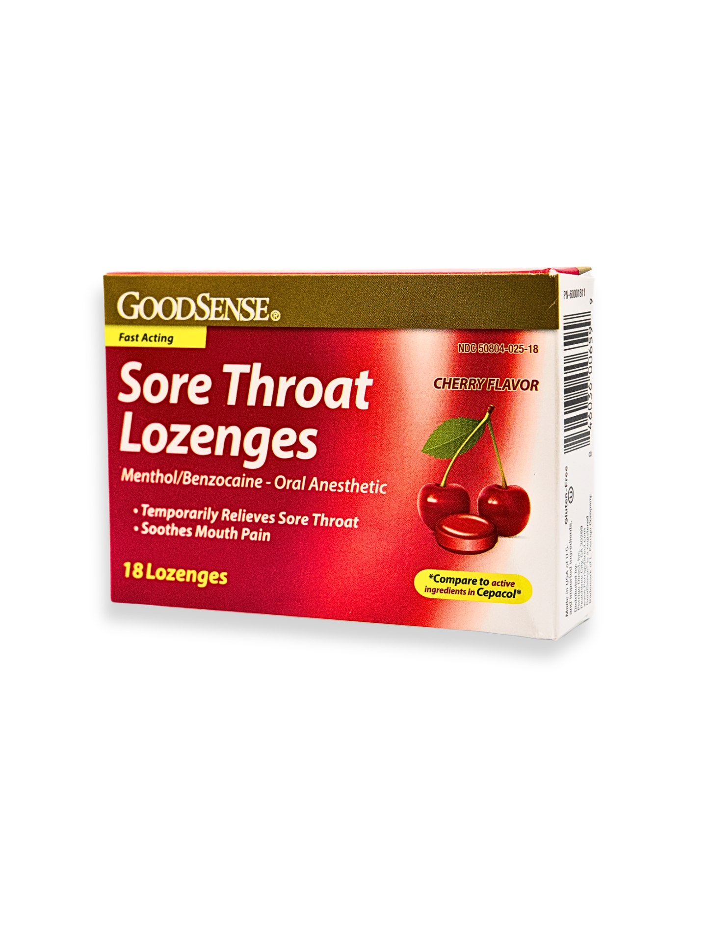 Cherry Throat Lozenge - 18 ct