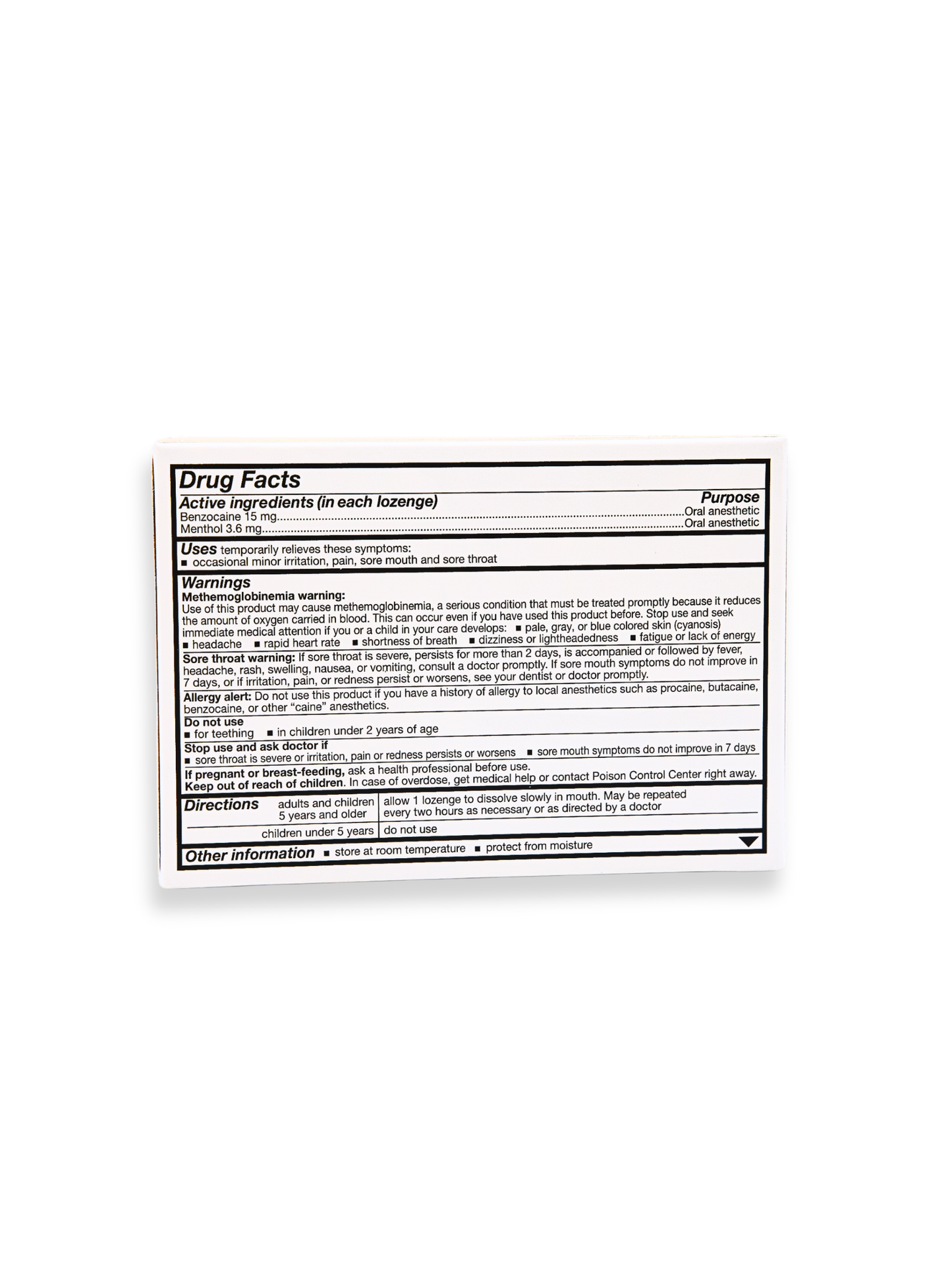 Cherry Throat Lozenge - 18 ct