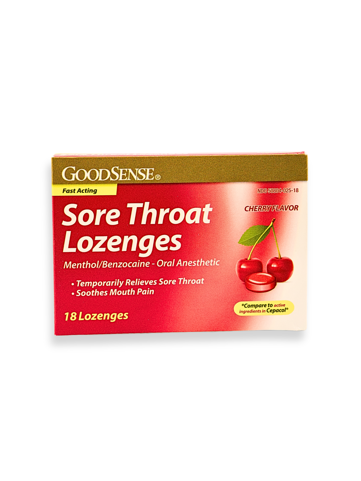 Cherry Throat Lozenge - 18 ct
