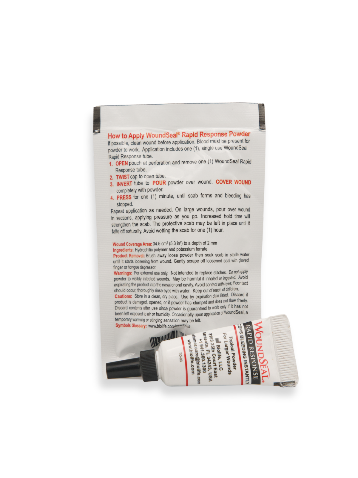 WoundSeal Polvo para hemorragias nasales aplicador, 4 cada uno (paquete de 3 WoundSeal Polvo para hemorragias nasales aplicador, 4 cada uno (paquete de 3