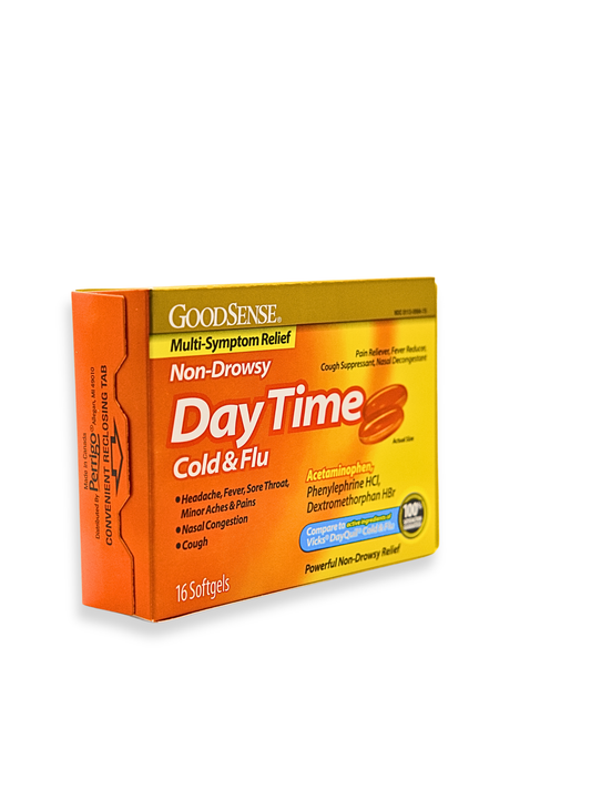 Daytime Cold & Flu Softjel 16/pk