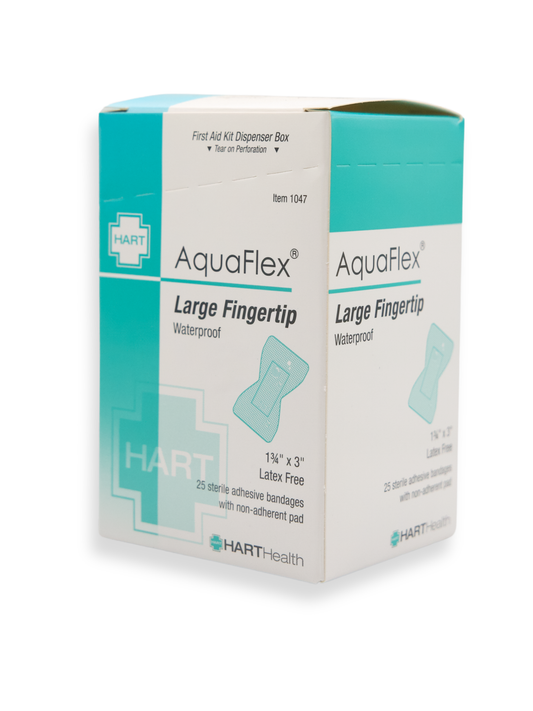 AQUAFLEX Waterproof LG Fingertip Bandage, 25/box