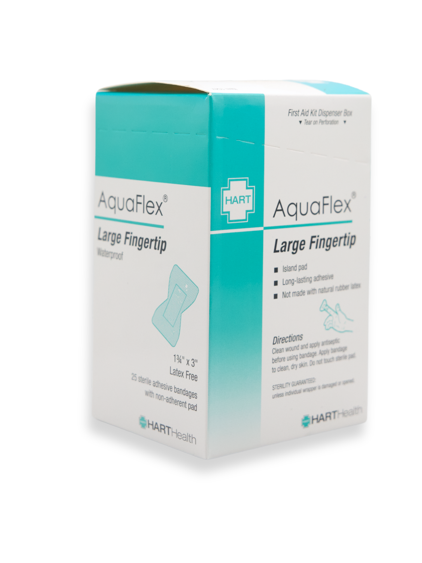 AQUAFLEX Waterproof LG Fingertip Bandage, 25/box