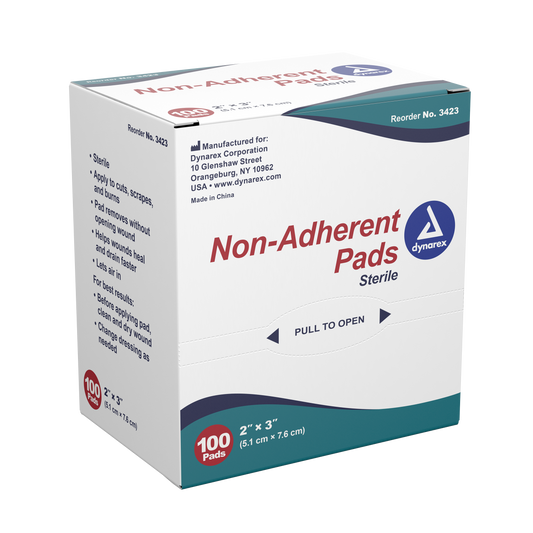 Non-Adherent Pads 2" x 3" 100 ct