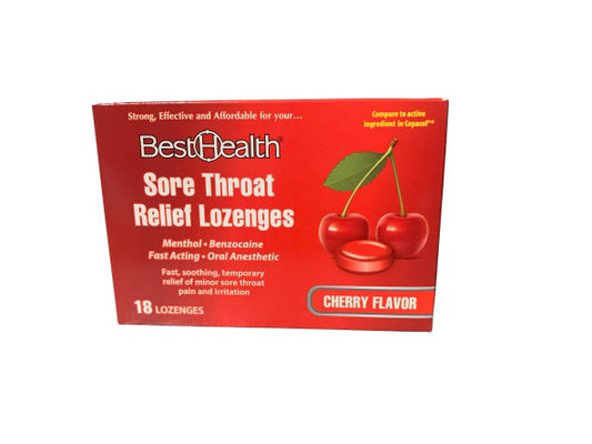 Cherry Throat Lozenge - 18 ct