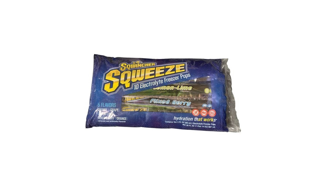 Sqwincher Sqweeze Pops Assorted Flavors 10 Pack