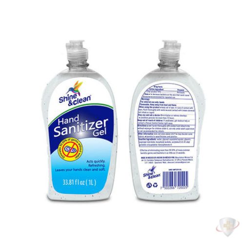Shine & Clean Moisturizing Hand Sanitizer Gel 1 liter
