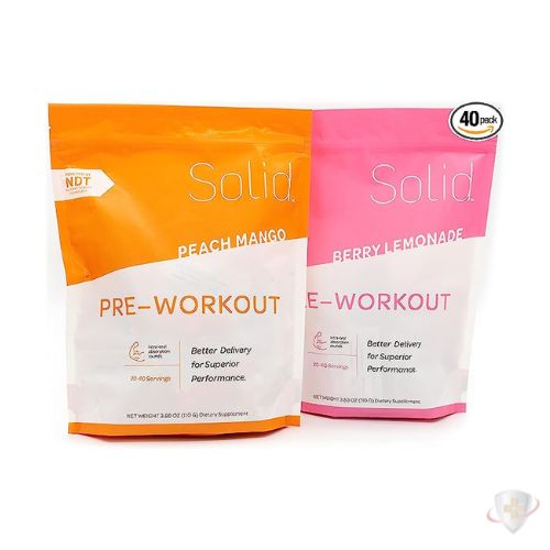 Solid Powder Plus Solid Pre-Workout Dietary Supplement 80 pack – Shield-Safety