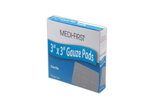 Gauze Pads 3" x 3" 10 ct